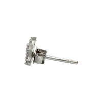 Orecchini Damiata Gioielli Bambino in Oro bianco Zircone 323/4/102 - 323/4/102